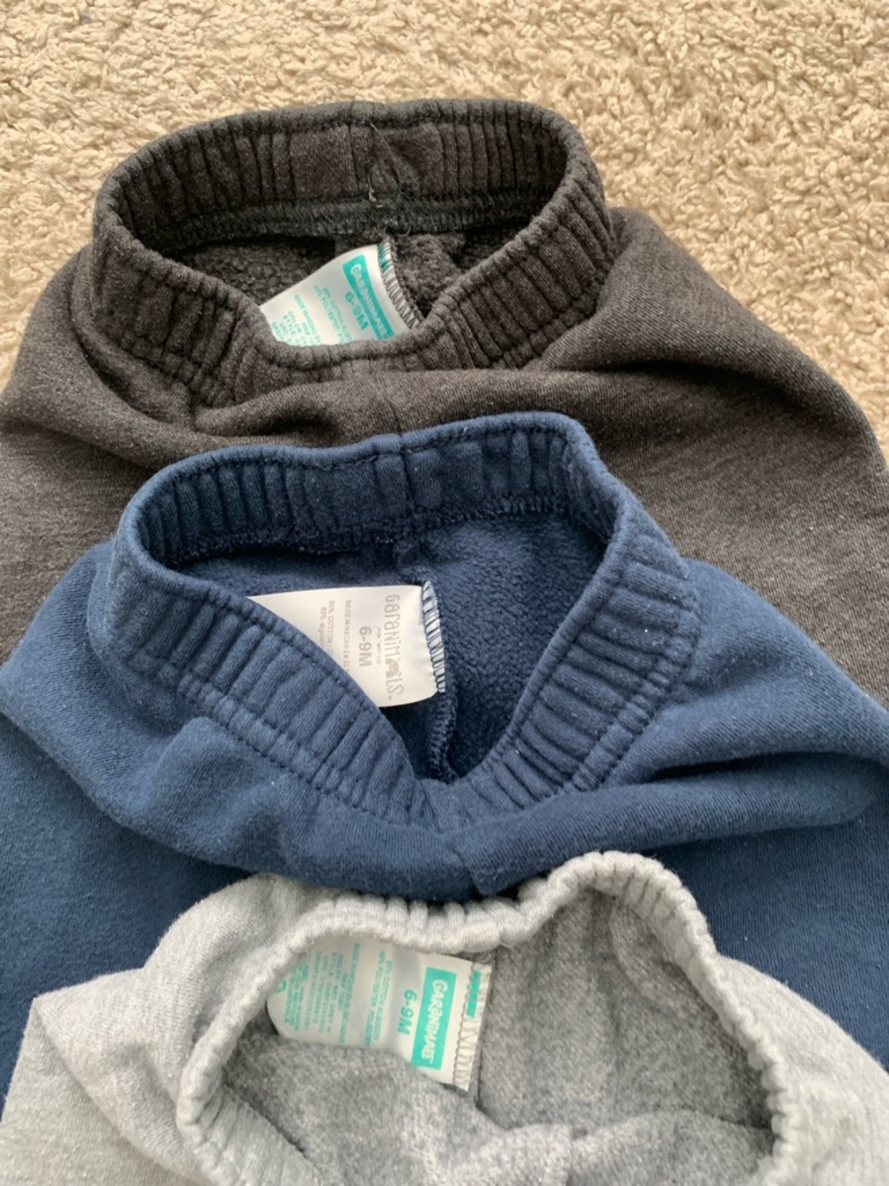 Qty. 13 infant sweat pants 6-9m & 12m - Picture 3 of 9
